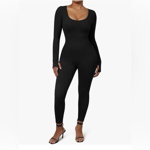 ❤️Black Long Sleeve Jumpsuit